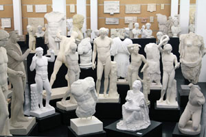 Plaster Replicas and Originals of Ancient Art 