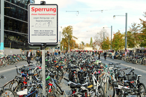 Alternate parking for bikes