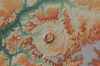 The craters on Earth 