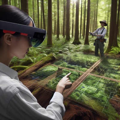 Transparent Forests through Augmented Reality: XR Future Forest Lab launches at the University of Freiburg