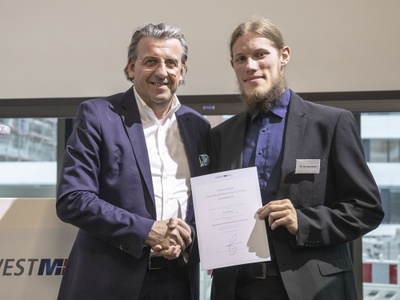 Informatiker gewinnt den Südwestmetallpreis 2019 