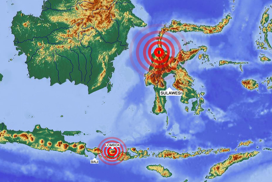 Erdbeben in Indonesien