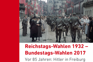 Podiumsdiskussion „Vor 85 Jahren: Hitler in Freiburg“ 